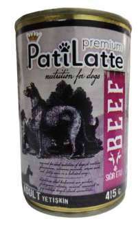 Pati Latte Premium Tahılsız Sığır Etli Yetişkin 415 gr Köpek Maması kullananlar yorumlar